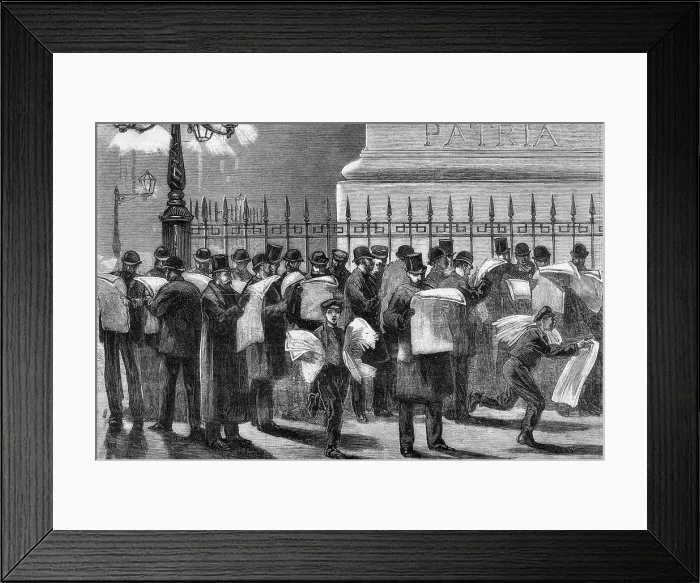 Framed Print : VITTORIO EMANUELE DIES