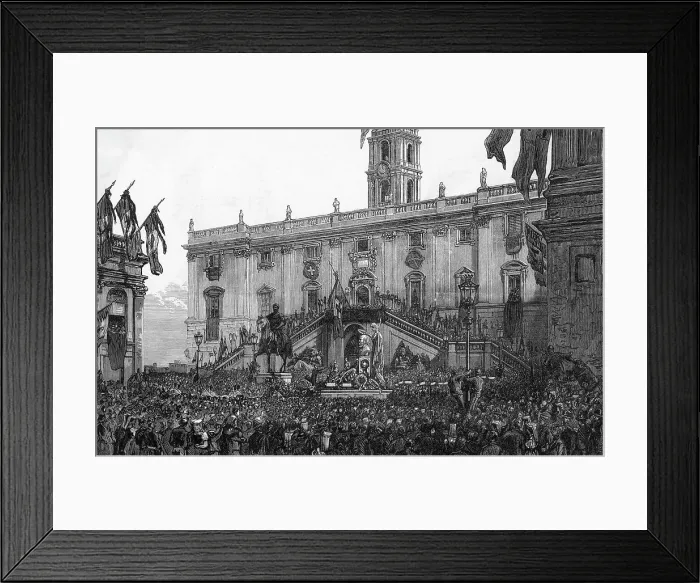Framed Print : GARIBALDI DIES Framed Print : GARIBALDI DIES