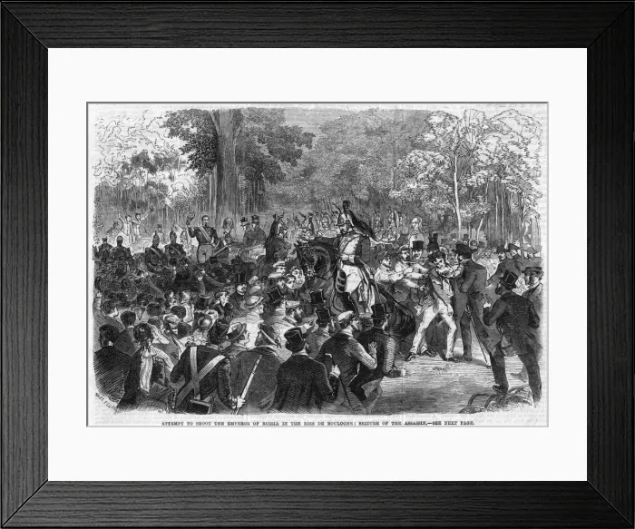 Framed Print : Alex II Assass. Attempt Framed Print : Alex II Assass. Attempt