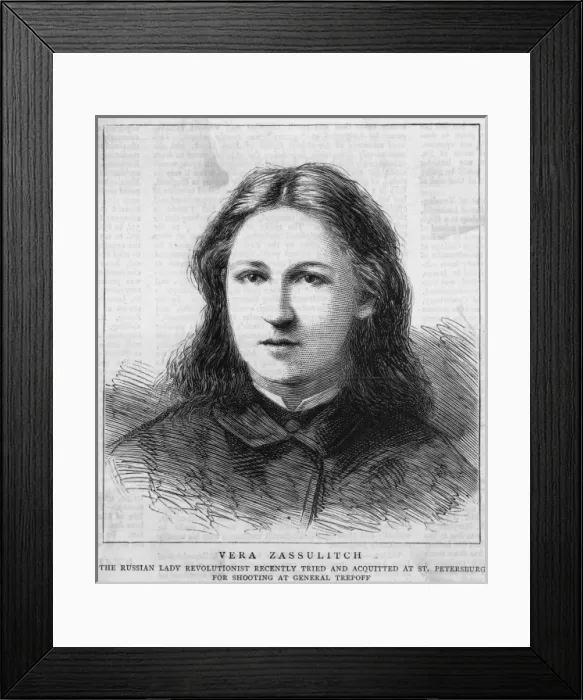 Framed Print : Terrorist V Zasulich Framed Print : Terrorist V Zasulich