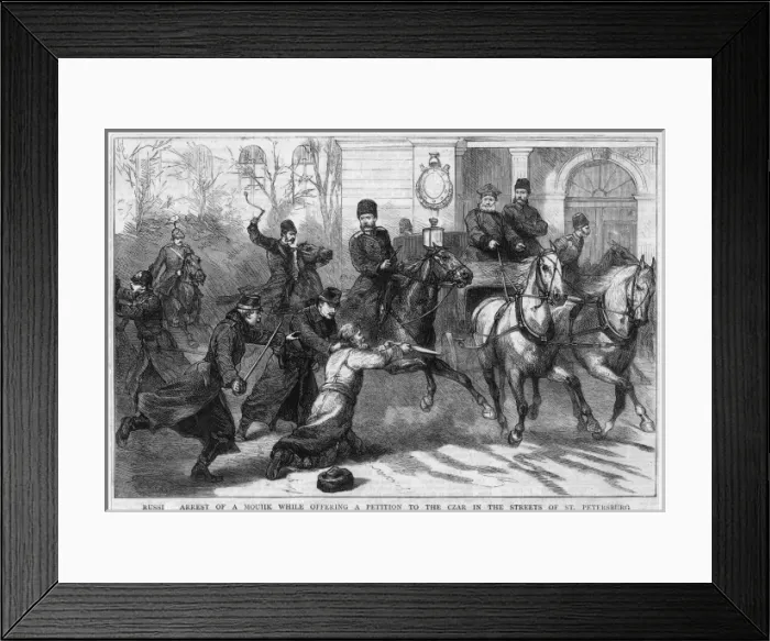 Framed Print : Moujik Arrested Framed Print : Moujik Arrested