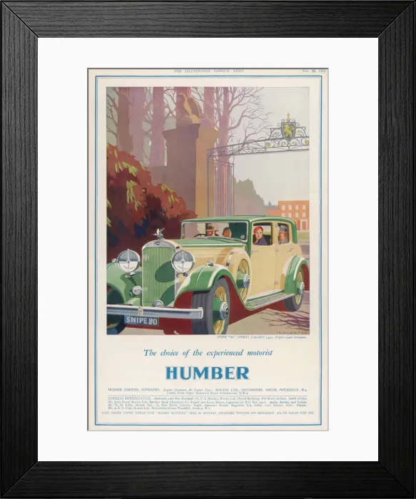 Framed Print : HUMBER SNIPE 80 Framed Print : HUMBER SNIPE 80