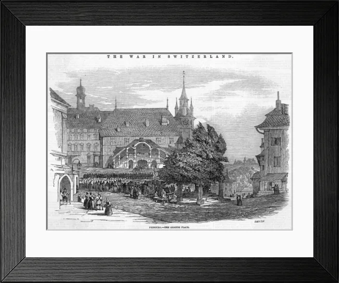 Framed Print : Unrest at Fribourg 2