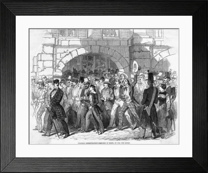 Framed Print : Demonstration at Bern Framed Print : Demonstration at Bern