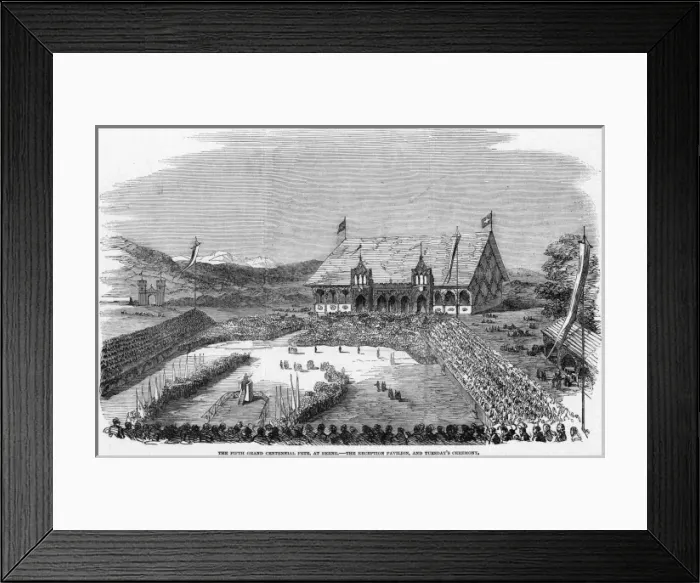 Framed Print : Fete at Bern Framed Print : Fete at Bern
