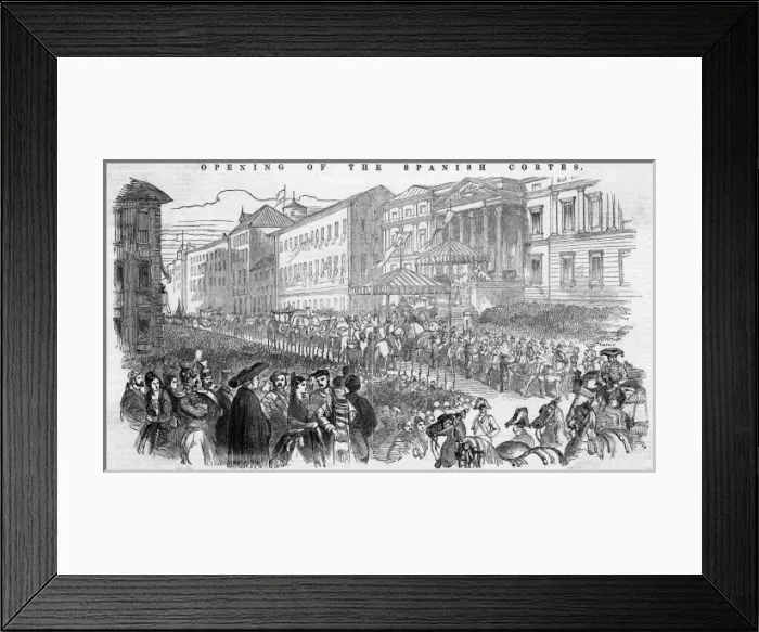 Framed Print : Opening of Cortes Framed Print : Opening of Cortes