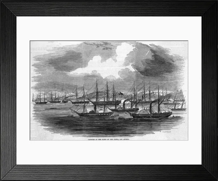 Framed Print : Junta Fleet