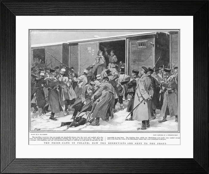 Framed Print : Poles Conscripted Framed Print : Poles Conscripted