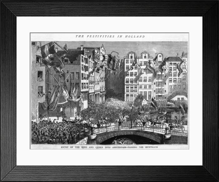 Framed Print : Royals at Amsterdam Framed Print : Royals at Amsterdam