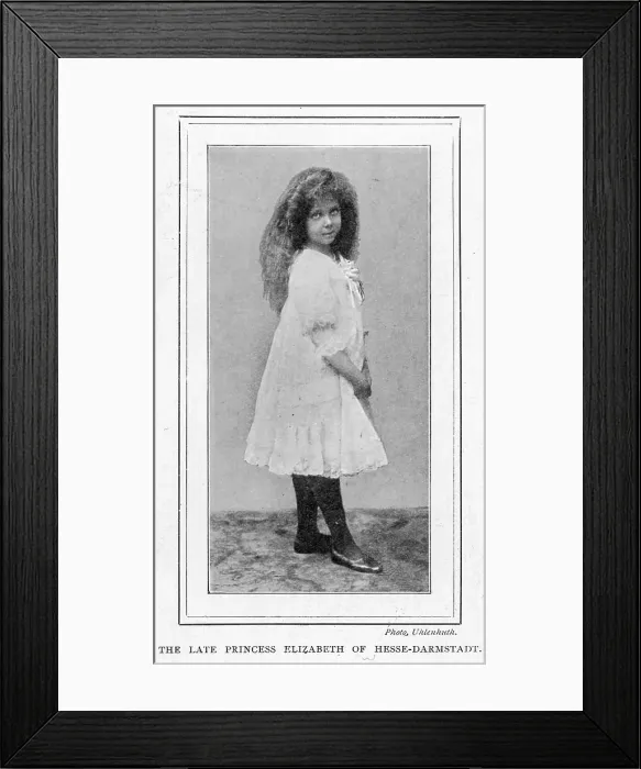 Framed Print : PRINCESS ELLA OF HESSE Framed Print : PRINCESS ELLA OF HESSE