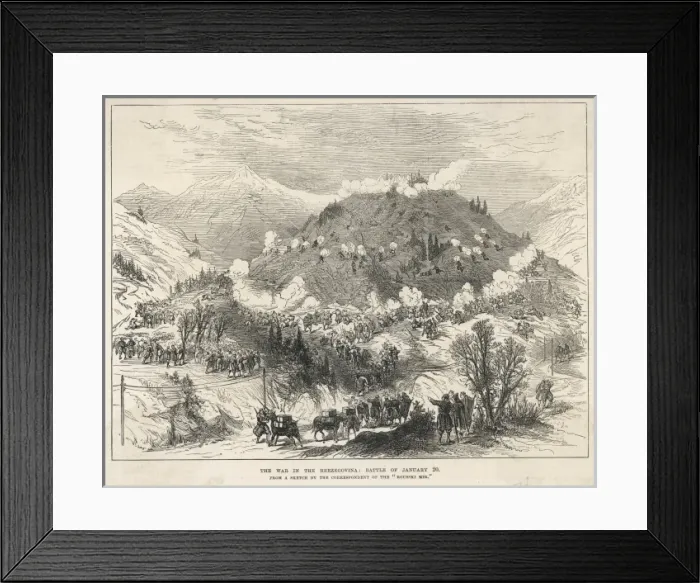 Framed Print : Fighting the Turks Framed Print : Fighting the Turks
