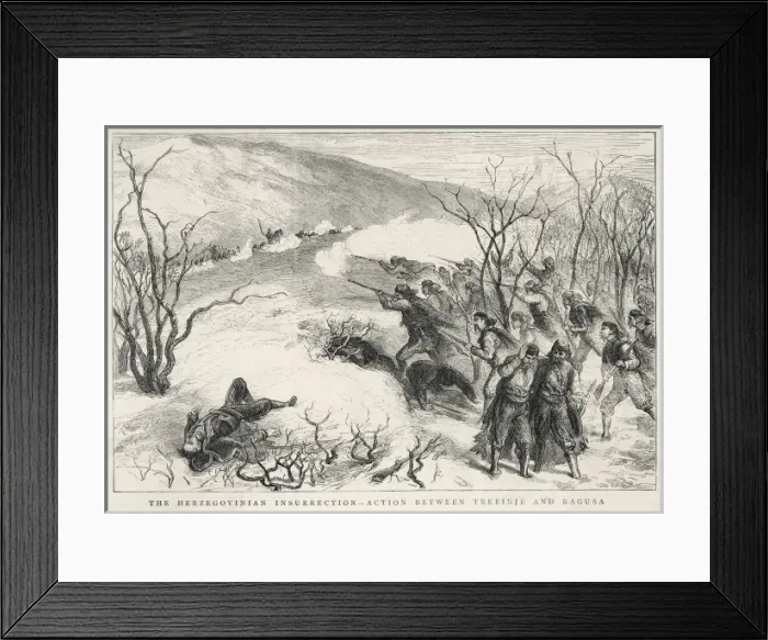 Framed Print : Fighting the Turks Framed Print : Fighting the Turks