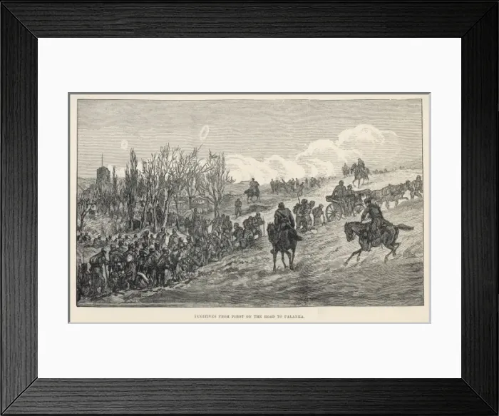 Framed Print : Serb Fugitives Framed Print : Serb Fugitives