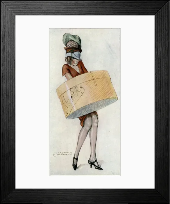 Framed Print : Hat shopping Framed Print : Hat shopping