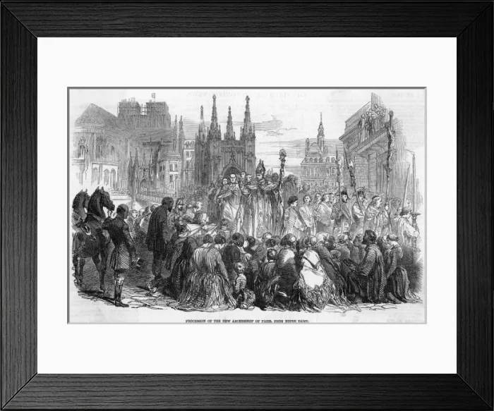Framed Print : New Archbishop of Paris Framed Print : New Archbishop of Paris