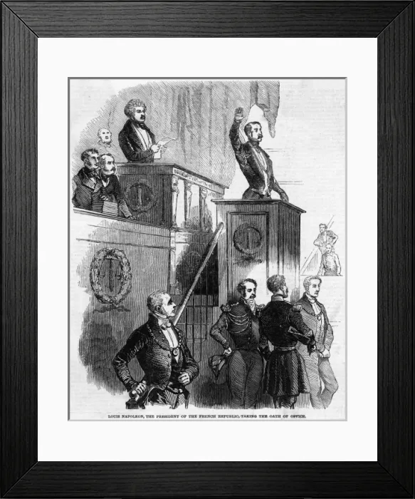 Framed Print : Napoleon Swears Oath Framed Print : Napoleon Swears Oath