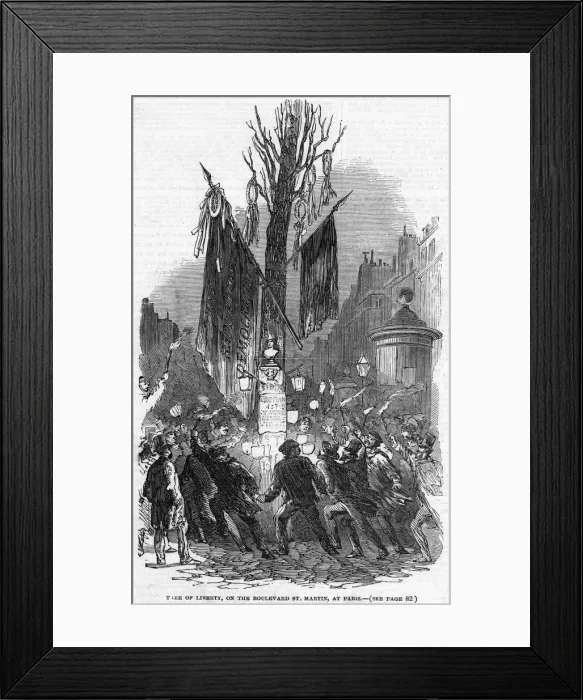 Framed Print : Tree of Liberty Erected Framed Print : Tree of Liberty Erected