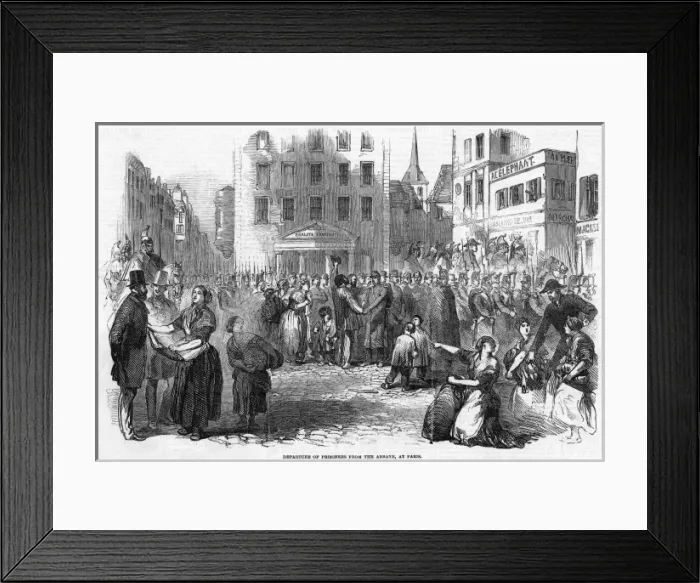Framed Print : Prisoners Deported Framed Print : Prisoners Deported