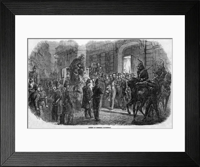 Framed Print : Coup : Cavaignac Arrest