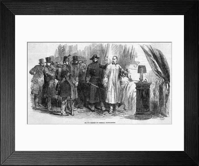 Framed Print : Coup: Changarnier Arrest