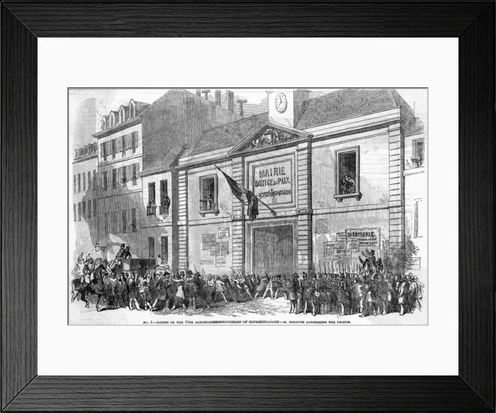 Framed Print : Coup: Berryer Protests Framed Print : Coup: Berryer Protests