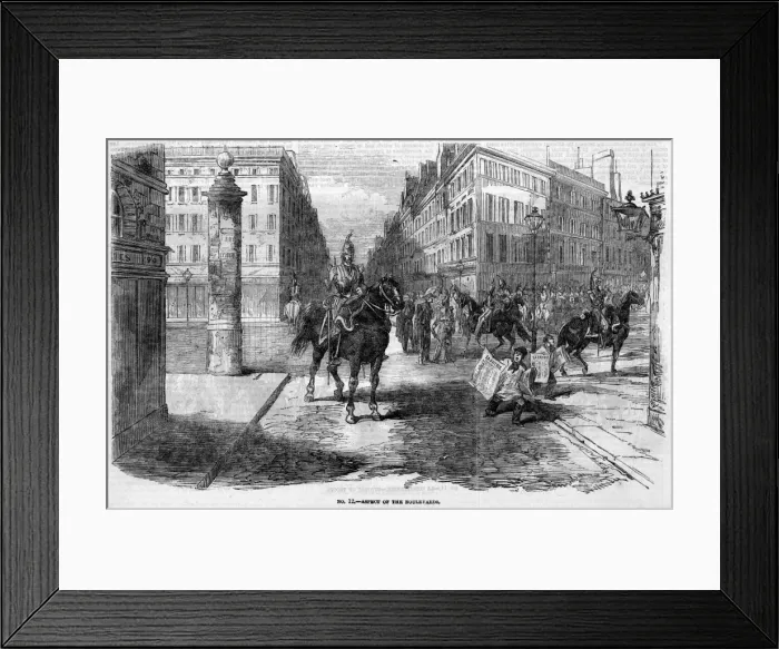 Framed Print : Coup: Streets Cleared