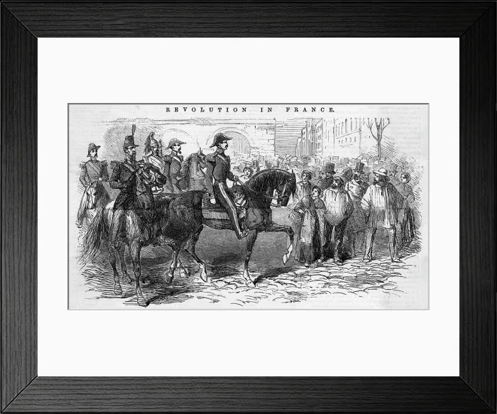 Framed Print : Coup: Napoleon Rides