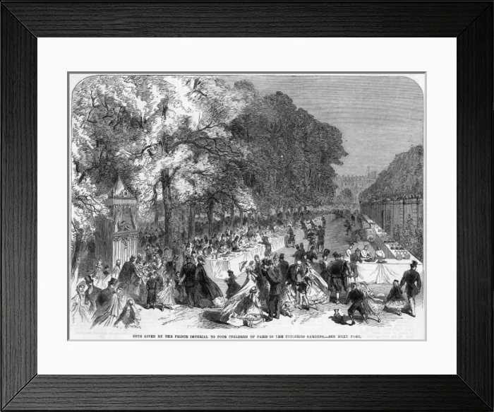 Framed Print : Poor Children Feasted