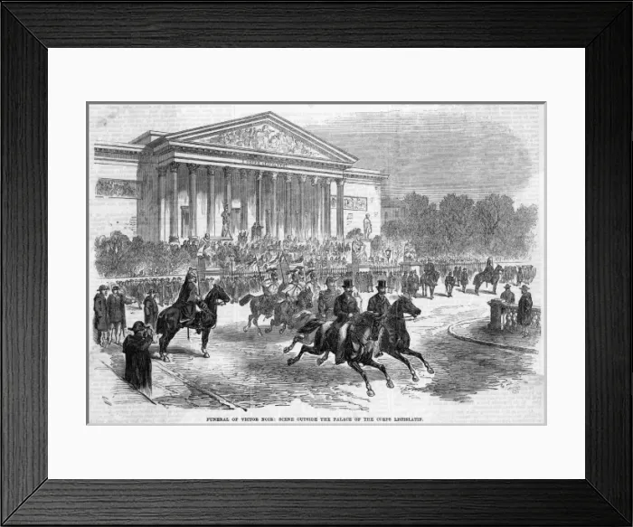 Framed Print : Murder of Victor Noir Framed Print : Murder of Victor Noir