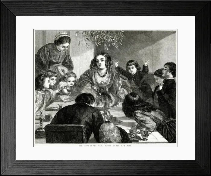 Framed Print : Crown of the feast 1868