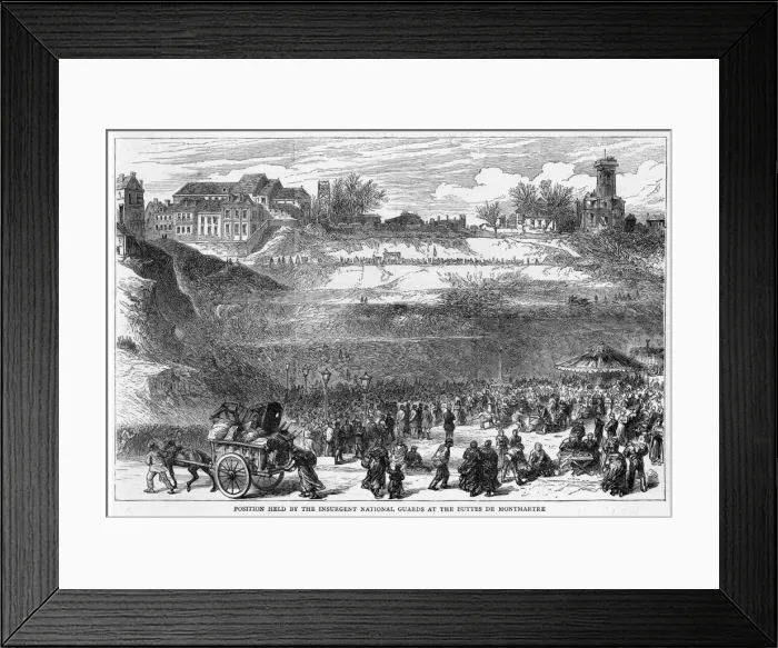 Framed Print : Montmartre Defences Framed Print : Montmartre Defences
