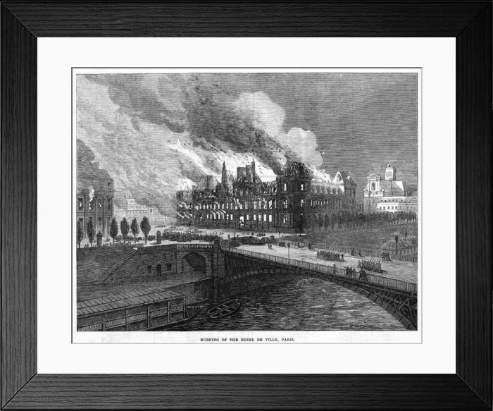 Framed Print : Hotel De Ville Burns Framed Print : Hotel De Ville Burns
