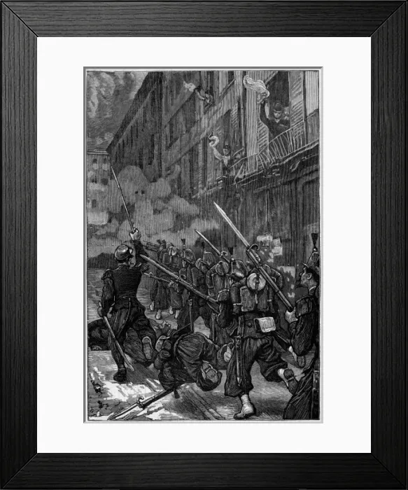 Framed Print : Government Forces Framed Print : Government Forces