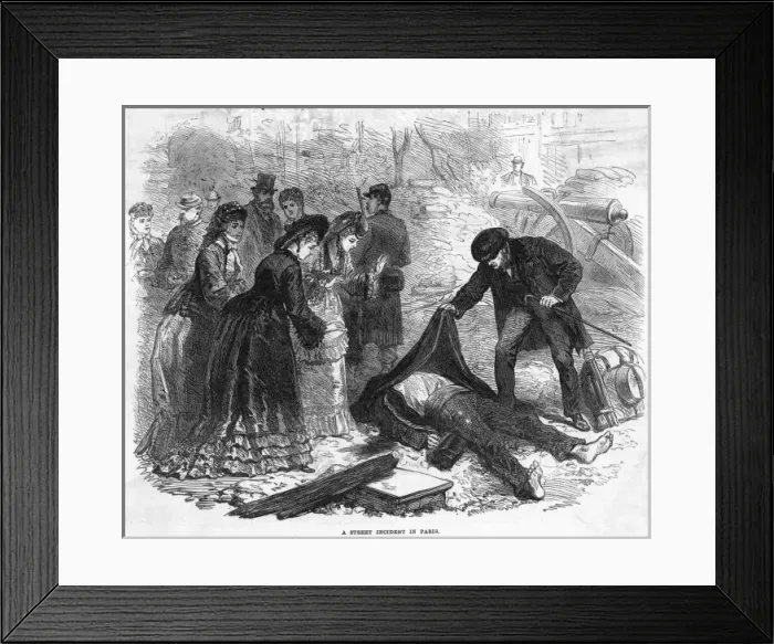 Framed Print : A CASUALTY Framed Print : A CASUALTY