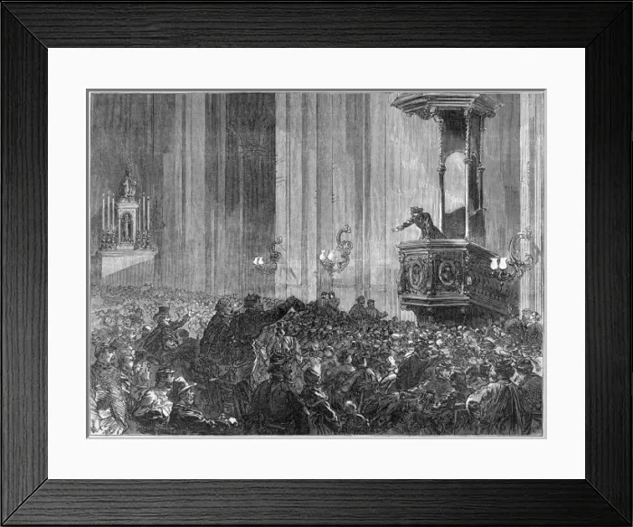 Framed Print : Meeting in Church Framed Print : Meeting in Church