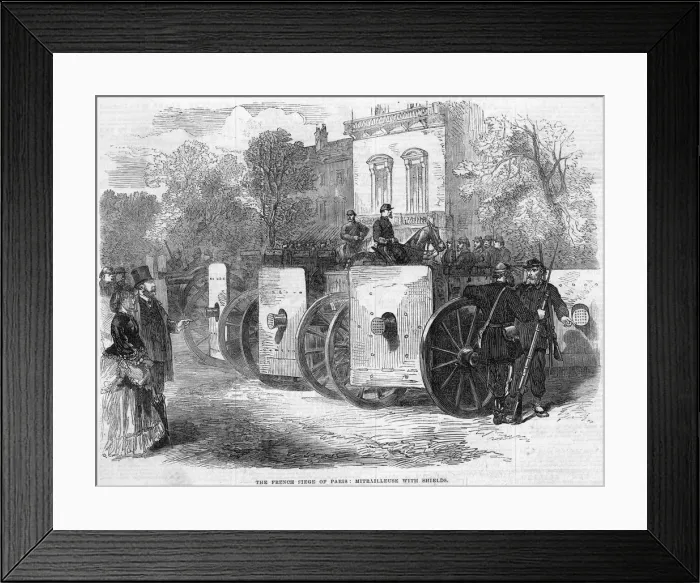 Framed Print : Mitrailleuses Framed Print : Mitrailleuses