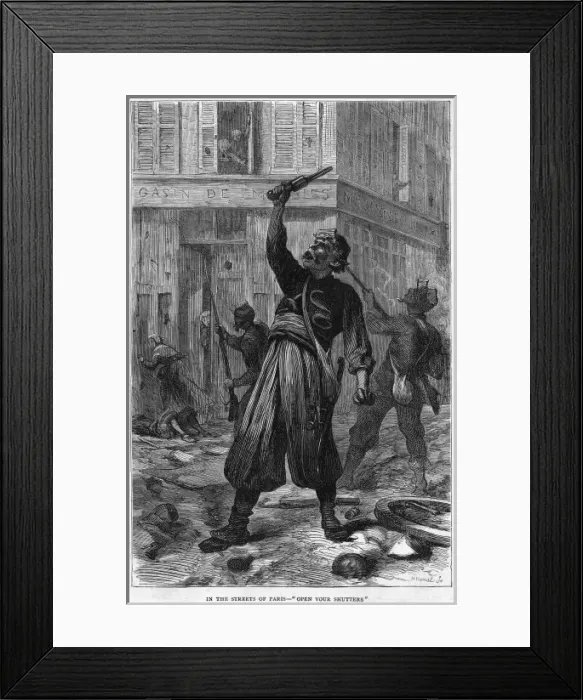 Framed Print : A Communard Framed Print : A Communard