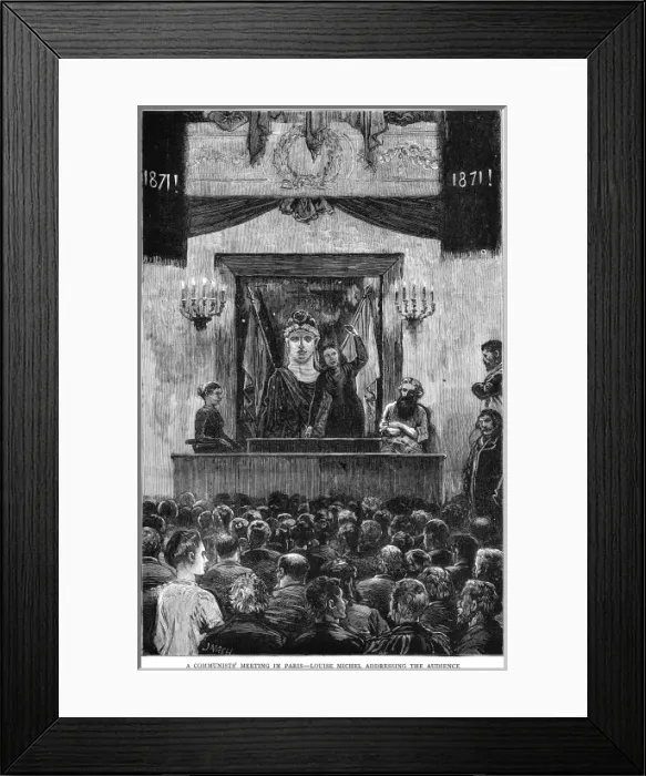 Framed Print : Louise Michel Speaks