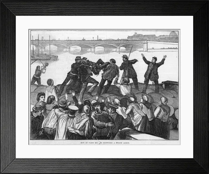 Framed Print : Police Agent Drowned Framed Print : Police Agent Drowned