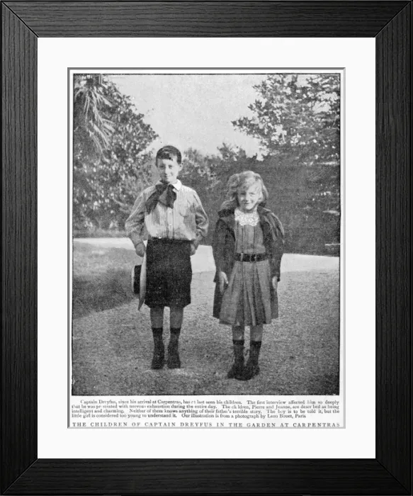 Framed Print : Dreyfus Children Framed Print : Dreyfus Children