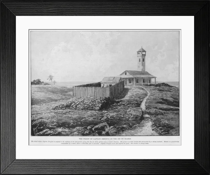 Framed Print : Dreyfuss Prison Framed Print : Dreyfuss Prison