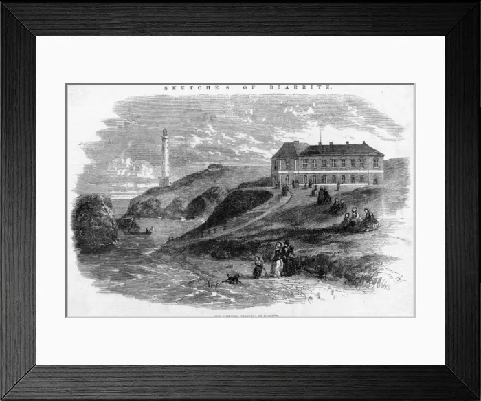 Framed Print : France Biarritz Framed Print : France Biarritz