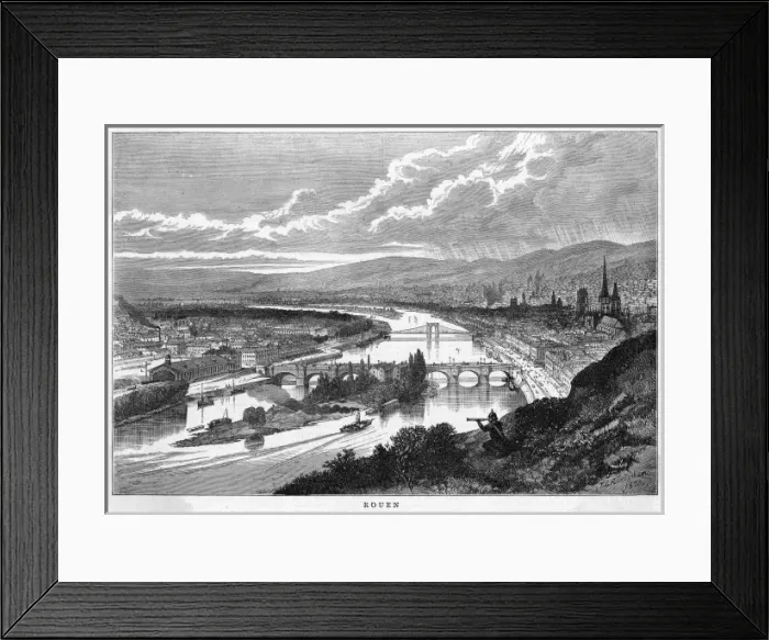Framed Print : France Rouen Framed Print : France Rouen