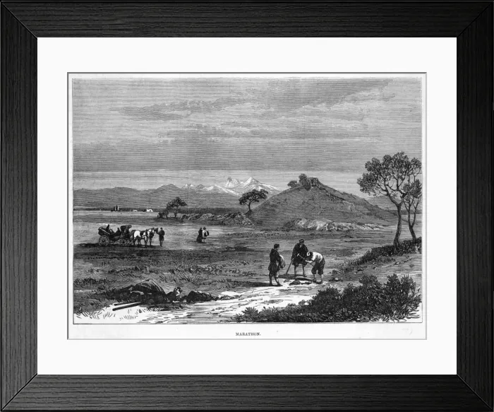 Framed Print : Greece Marathon Framed Print : Greece Marathon