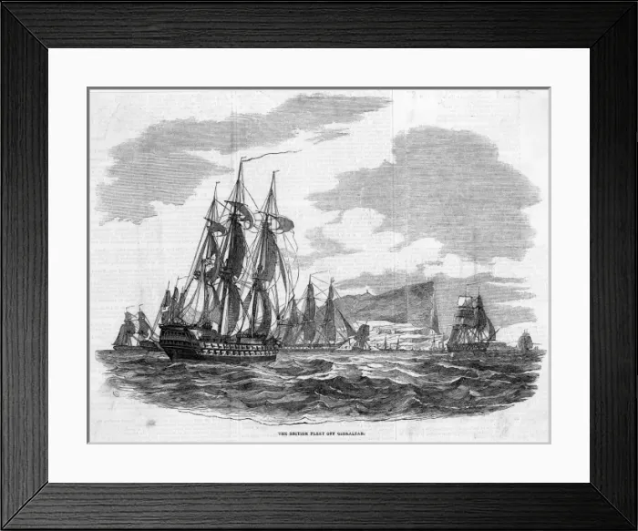 Framed Print : Spain Gibraltar Framed Print : Spain Gibraltar