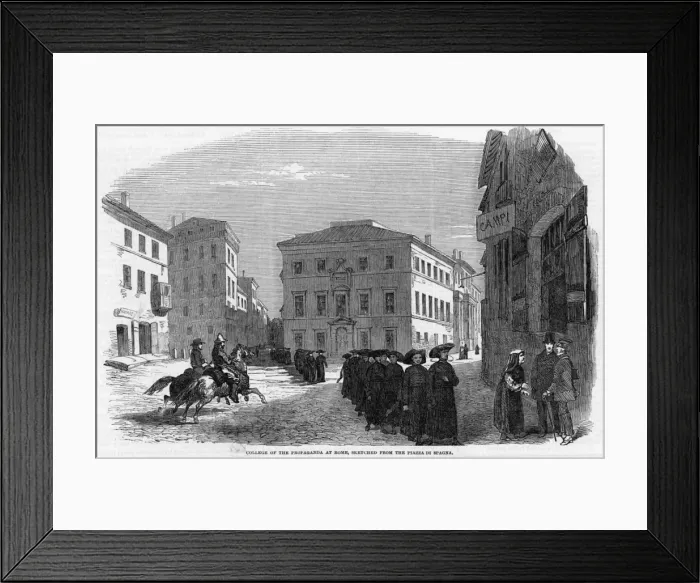Framed Print : Italy Rome Collegio