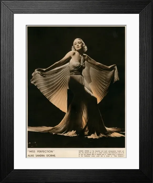 Framed Print : Miss Perfection Alias Sandra Storme Framed Print : Miss Perfection Alias Sandra Storme