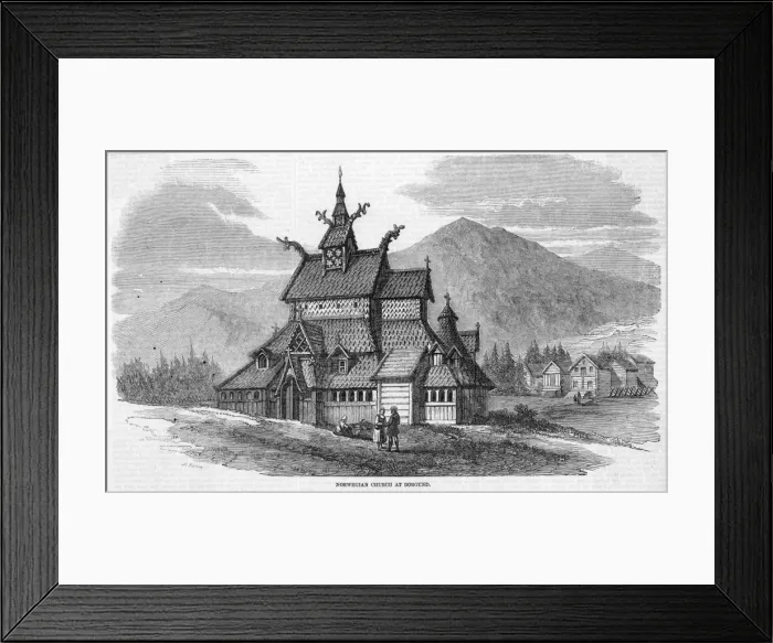 Framed Print : Norway Borgund Church