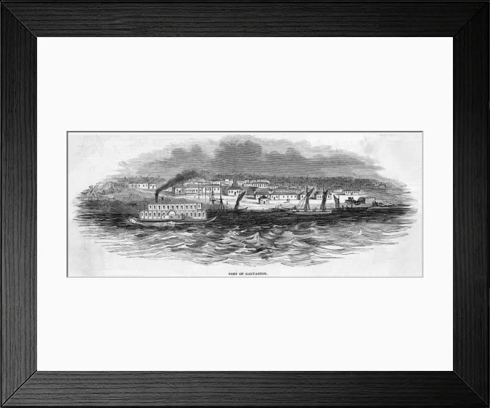 Framed Print : USA Galveston Framed Print : USA Galveston