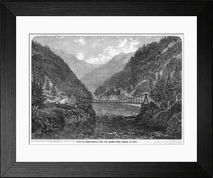Framed Print : Canada Frazer River Framed Print : Canada Frazer River